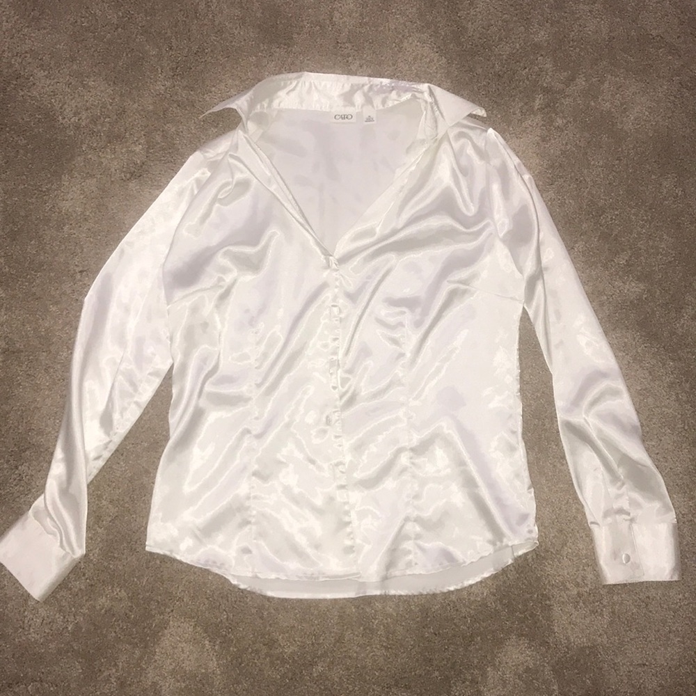 Cato Button Down Blouse Women’s Sz M